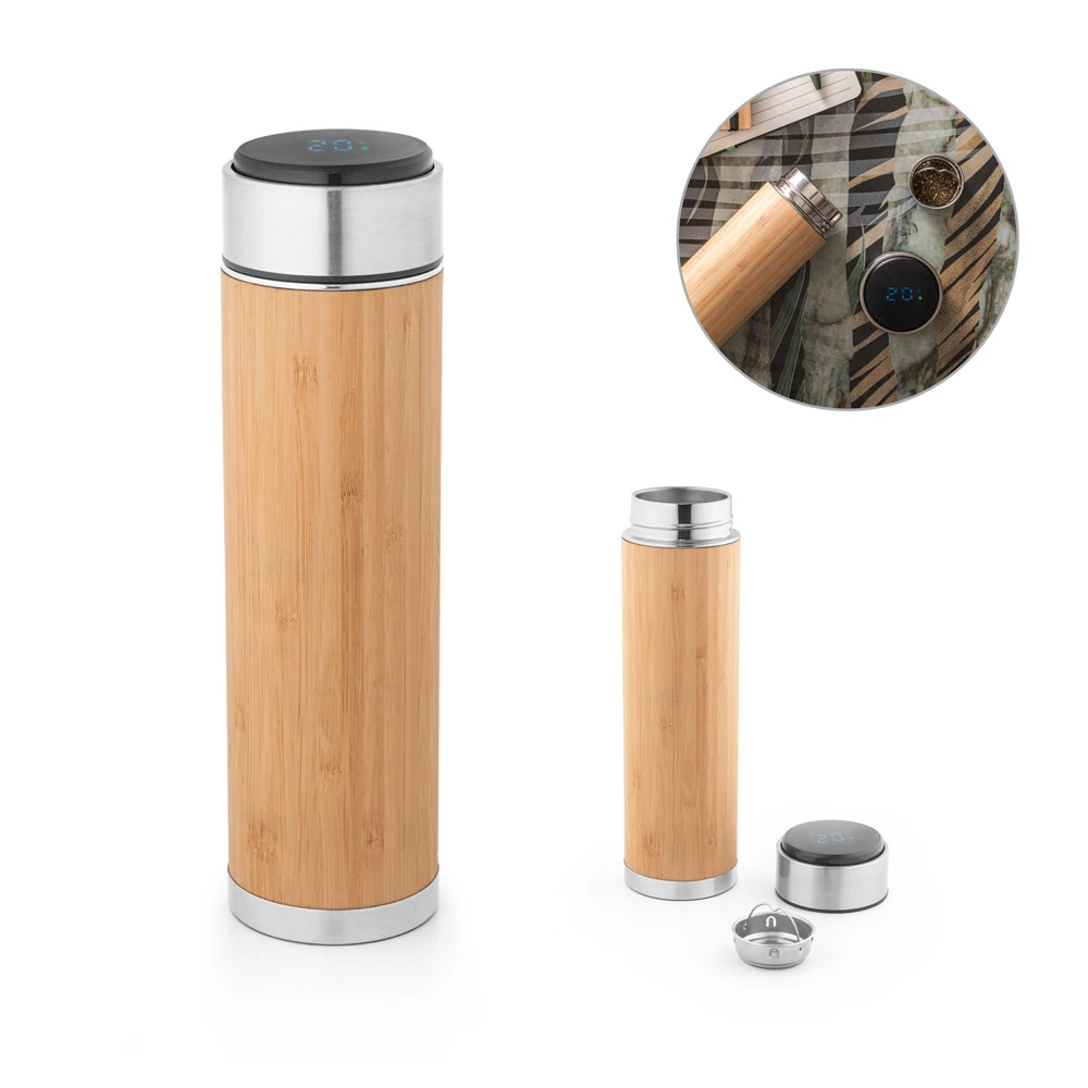 Garrafa Térmica Digital com Display 430 ml